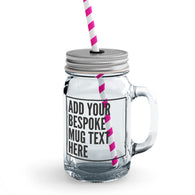 Add Any Text Mason Jar